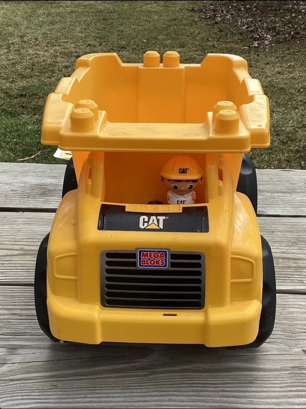 Super Sized Mega Bloks CAT Dump Truck